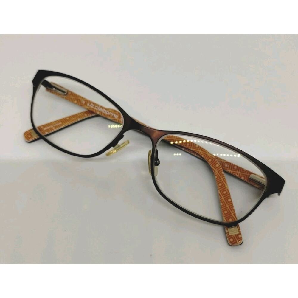 Liz Claiborne L425 0JWU Eyeglasses Frames Brown Full Rim Womens 50-16-135